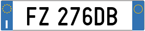 Truck License Plate